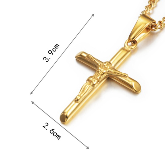 Gold Plated Cross Necklace